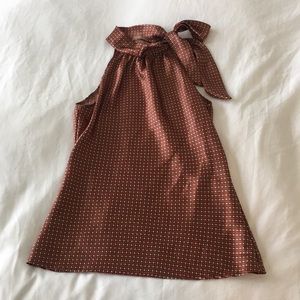 Pussy Bow - Tie Neck Blouse